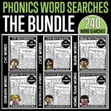 Phonics Word Searches The Bundle | Worksheets