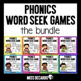 Phonics Word Seek Games BUNDLE