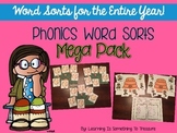 Phonics Word Sorts Mega Pack: Word Sorts for the Entire Year!