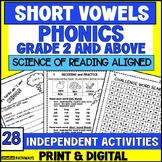 Phonics Activities for 2nd Grade | SHORT VOWELS | Phonics 
