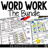 Phonics Worksheets and Activities Interactive Word Work BUNDLE