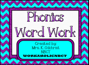 Preview of Phonics Word Work - ELA Practice - SMART Notebook - Smartboard Lesson