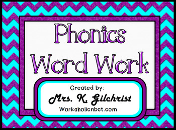 Preview of Phonics Word Work Promethean ActivInspire Flipchart Lesson
