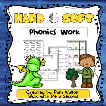 Preview of Hard and Soft G Phonics Work