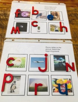 Preview of Kindergarten Phonics Workmats