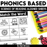 Science of Reading Decodables Phonics Worksheets and Sente