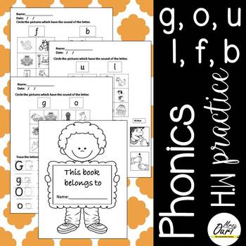 Phonics Worksheets 3 G O U L F B By Mrs Ouri Tpt
