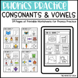 Phonics Worksheets | Beginning & Ending Sounds for Consona