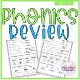 Phonics Worksheets Blends Digraphs Short Vowels Review
