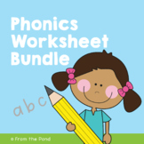 Phonics Worksheets Bundle