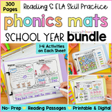 Phonics Activities - Silent E, Syllables, CVCe, Rhyming, B