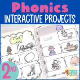 Phonics Worksheets Interactive Notebook Second Grade