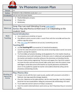 phonics worksheets lesson plan flashcards jolly phonics letter v lesson pack