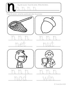 phonics worksheets lesson plan flashcards jolly phonics n lesson pack