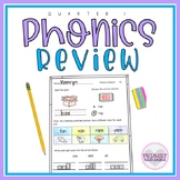 Phonics Worksheets Letters Sounds and Short Vowels Review