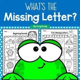 Phonics Worksheets: Missing Letters (Beginning, Middle & E