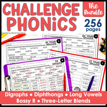 Preview of Multisyllabic Words Phonics Worksheets - Multisyllable Phonics Fluency Passages