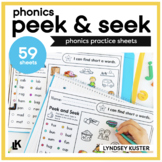 I Spy Phonics Worksheets - Phonics Review - Phonics Packet