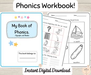 Preview of Phonics Worksheets | Reading and Writing Activities| Homeschool Activities