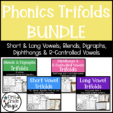 Phonics Worksheets Trifolds BUNDLE