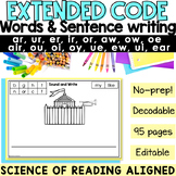 Phonics Worksheets | Writing Sentence dictation