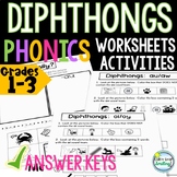 Phonics Worksheets and Activities DIPHTHONGS AU AW OU OW OI OY