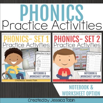 Preview of Phonics Worksheets and Interactive Notebook Bundle - Science of Reading