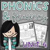 Phonics Worksheets and Phonics Based Fluency~ Unit 4 Dista