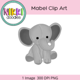 Phonics Writers Workshop Mabel Elephant Clip Art