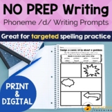 Phonics Writing Prompts for D Sound  | Digital Writing Activities