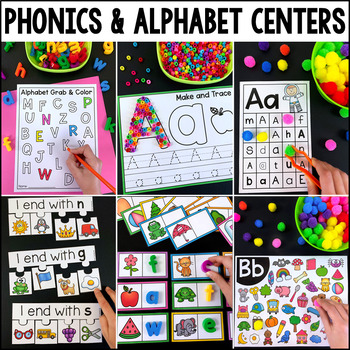 Preview of Phonics and Alphabet Centers