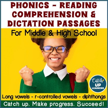 Preview of Phonics Lessons Reading Intervention for Older Students Grades 5 PLUS Dyslexia