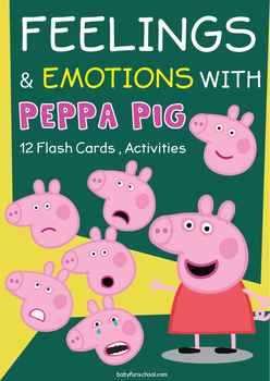FREE! - Peppa Pig Emotion Flashcards