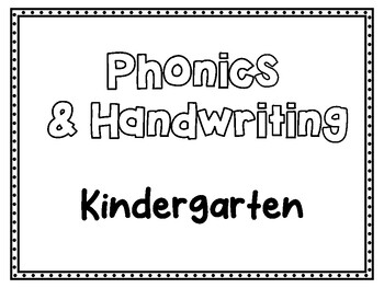 Preview of Phonics and Handwriting