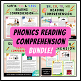 Phonics and Morphology Reading Passages and Comprehension BUNDLE