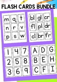Phonics and Numbers Flash Cards BUNDLE