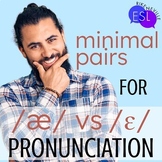 Short A Short E Pronunciation for ADULT ESL /æ/ vs. /ɛ/