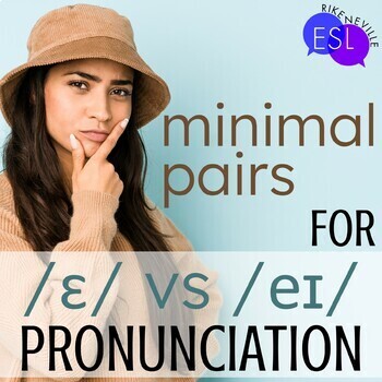 Preview of Short E and Long A Minimal Pairs for ADULT ESL
