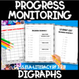 Phonics and Reading Digraphs Decoding Progress Monitoring 