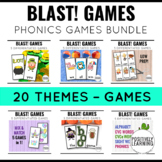 Phonics Review Games Bundle | First Grade Small Groups and