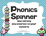 Phonics and Spelling Spinner Center - Common Core Aligned 