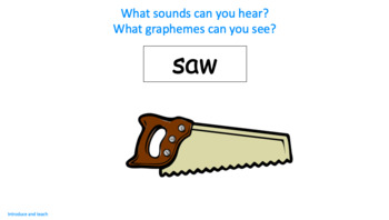 Preview of Phonics - 'aw' as in saw - Introduce and Teach