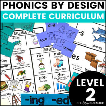 Preview of Phonics by Design: Level II Curriculum Bundle for 2nd Grade & Special Education