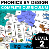 Phonics by Design: Level II Curriculum Bundle for 2nd Grad