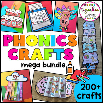 Preview of Phonics Crafts BUNDLE