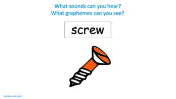 Preview of Phonics - 'ew' as in screw - Introduce and Teach