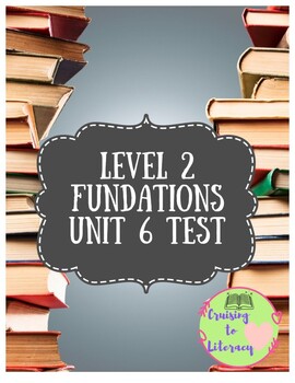Preview of Phonics for Fun! Level 2, Unit 6 Pre-Test/Post