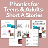 Phonics for Teens & Adults: Short A Stories (SLIFE ESL/EFL)