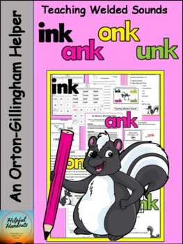 Preview of ink, ank, onk, unk- Welded Sounds _nk -An Orton-Gillingham Helper!