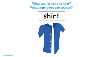 Preview of Phonics - 'ir', 'er', 'or', 'ur' graphemes - Introduce and Teach